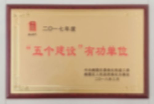 “五個(gè)建設(shè)”有功單位